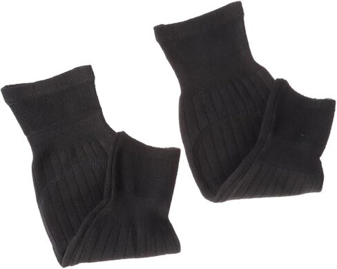 1pair Breathable Wool Knee Warmers Thicken Elastic Knee Pads for Men Women for Cold Weather Running Cycling Random Inner Fleece in Kuwait