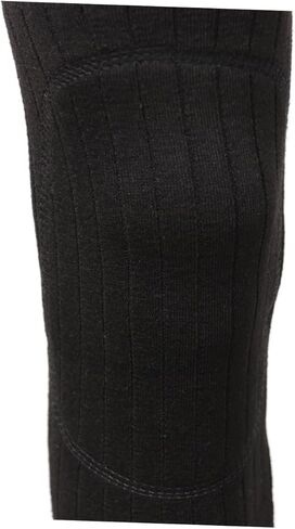 1pair Breathable Wool Knee Warmers Thicken Elastic Knee Pads for Men Women for Cold Weather Running Cycling Random Inner Fleece in Kuwait