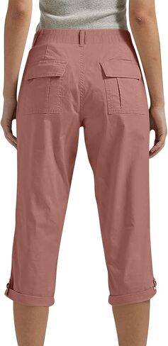 bmkBWO Women's Cargo Capris Pants 2025 High Waisted Hiking Pants Capri Pant with Pockets in Kuwait