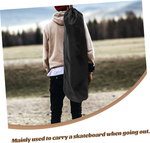Yardwe 2Pcs Skateboard Sling Bag Durable Shoulder Backpack for Outdoor Sports Multifunctional Skateboard Carry Case for Storing Skateboards Gear in Saudi Arabia