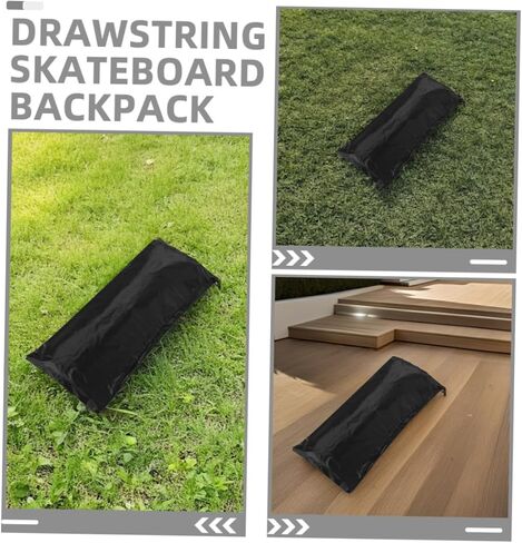 1Pair Skateboard Backpack with Adjustable Straps Large Capacity Travel Bag for Outdoor Multi Use Design for Skateboard Accessories and Personal Items in Kuwait