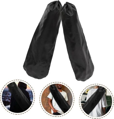 BESPORTBLE 2PCS Skateboard Sling Backpack Convenient Crossbody Bag for Sports Sturdy Fabric Adjustable Strap for Outdoor Activities Fits Skateboards Random Style in Saudi Arabia
