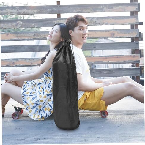BESPORTBLE 2PCS Skateboard Sling Backpack Convenient Crossbody Bag for Sports Sturdy Fabric Adjustable Strap for Outdoor Activities Fits Skateboards Random Style in Saudi Arabia