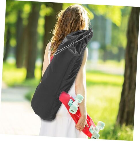 BESPORTBLE 2PCS Skateboard Sling Backpack Convenient Crossbody Bag for Sports Sturdy Fabric Adjustable Strap for Outdoor Activities Fits Skateboards Random Style in Saudi Arabia