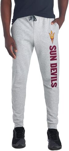 Campus Lab Officially Licensed Joggers Unisex Men & Women Sweatpants with Pockets Collegiate Name Light Gray Collection in Saudi Arabia