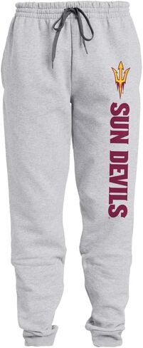 Campus Lab Officially Licensed Joggers Unisex Men & Women Sweatpants with Pockets Collegiate Name Light Gray Collection in Saudi Arabia