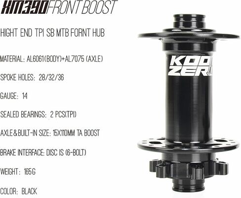 BestParts XM390 MTB المحور الخلفي دفعة 12X148 32 فتحة من خلال المحور 6 مسامير قرص الفرامل مع استبدال كاسيت HG/MS/XD لشيمانو 8-11 سرعة / 12 سرعة / 11-12 سرعة in Saudi Arabia