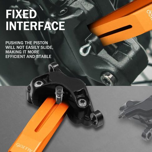 Brake Tool for Shimano and SRAM, Piston Press Tool for Brake Caliper, Hydraulic Disc Brake Caliper Piston Press Tool Compatible with All Brands, for Quick Brake pad Replacement in Saudi Arabia