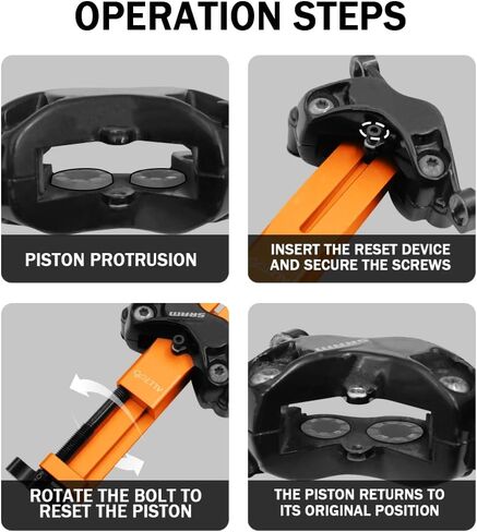 Brake Tool for Shimano and SRAM, Piston Press Tool for Brake Caliper, Hydraulic Disc Brake Caliper Piston Press Tool Compatible with All Brands, for Quick Brake pad Replacement in Saudi Arabia