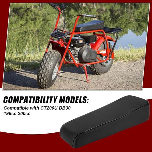 مقعد دراجة صغير - مقعد PSLER مقاس 19 بوصة متوافق مع CT200U DB30 196cc 200cc، مصنوع من الجلد الصناعي وإسفنج عالي الكثافة in Saudi Arabia