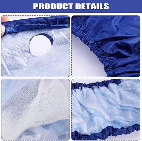 Trampoline Surround Pad Outdoor Trampoline Replacement Safety Mat, Round Waterproof Rainproof Sunscreen Spring Cover, Protective Cover, Edge Guard Ring Accessories in Saudi Arabia