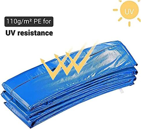 Trampoline Surround Pad Outdoor Replacement Trampoline Safety mat 1spring Cover, Tear-Resistant Edge Protection, Trampoline Protection Accessories in Saudi Arabia