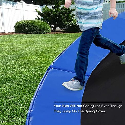 Trampoline Surround Pad Outdoor Replacement Trampoline Safety mat 1spring Cover, Tear-Resistant Edge Protection, Trampoline Protection Accessories in Saudi Arabia
