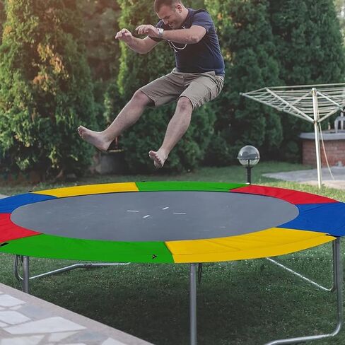 Trampoline Surround Pad Outdoor Trampoline Safety Mat, Trampoline Replacement Mat Trampoline Mattress Protector Cover Spring Cover Trampoline Edge Cover in Saudi Arabia