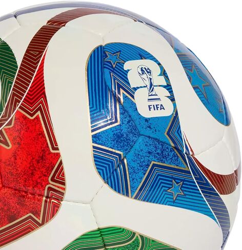 كرة adidas World Cup 2026 Pro Sala لكرة الصالات - FIFA Quality Pro، مخيطة يدويًا، منخفضة الارتداد، مثانة مطاطية، كرة قدم داخلية in Saudi Arabia