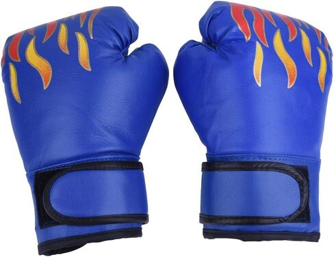 VGEBY Kids Boxing Gloves, PU Training Muay Thai Mitts Kickboxing Mixed Martial Arts Sparring Gloves for Age 7-13 Years (Color : Blue) in Saudi Arabia