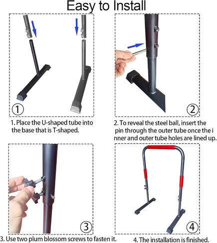 Handle Bar for Walking Pad Compatible with Walking Pad 23" Wide, Adjustable Handrail Height (31.5-43in), Heavy-Duty Steel Frame w/Non-Slip Base in Saudi Arabia