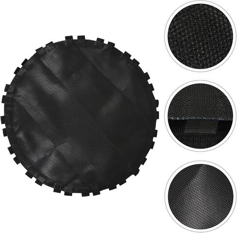 Trampoline Surround Pad Outdoor Trampoline Jumping Mat, Round Trampoline Replacement Jumping Mat, High Elastic Trampoline Mattress, Anti-uv,40in*0.8m(34buckle),Black in Saudi Arabia