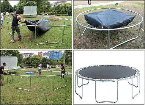 Trampoline Surround Pad Outdoor Trampoline Mattress, Trampoline Replacement Jumping Mat, Garden Trampoline Replacement Mat UV Protection for Round Trampolines in Saudi Arabia
