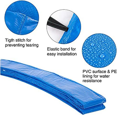 Trampoline Surround Pad Outdoor Trampoline Safety Mat, Waterproof Trampoline Edge Cover Spring Protector for Round Trampolines in Saudi Arabia