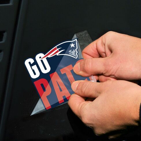 ملصق ملون مطبوع عليه شعار WinCraft New England Patriots بشكل مثالي مقاس 4 بوصة × 4 بوصة in Saudi Arabia