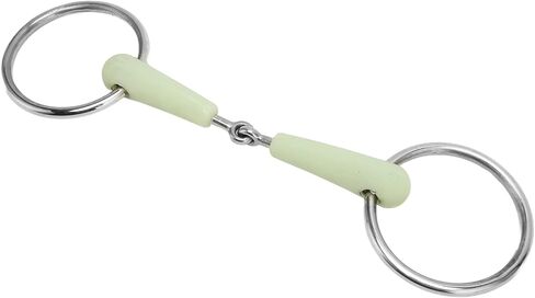 Horse Snaffle Bit,Horse Mouth Bit Rubber Wrapped Stainless Steel Loose Horse Mouth Bit for Training Riding in Saudi Arabia