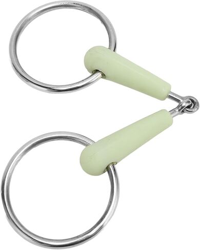 Horse Snaffle Bit,Horse Mouth Bit Rubber Wrapped Stainless Steel Loose Horse Mouth Bit for Training Riding in Saudi Arabia