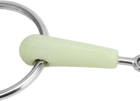 Horse Snaffle Bit,Horse Mouth Bit Rubber Wrapped Stainless Steel Loose Horse Mouth Bit for Training Riding in Saudi Arabia