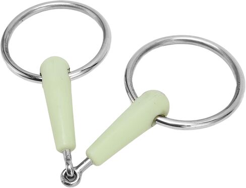 Horse Snaffle Bit,Horse Mouth Bit Rubber Wrapped Stainless Steel Loose Horse Mouth Bit for Training Riding in Saudi Arabia
