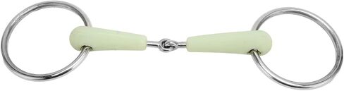 Horse Snaffle Bit,Horse Mouth Bit Rubber Wrapped Stainless Steel Loose Horse Mouth Bit for Training Riding in Saudi Arabia