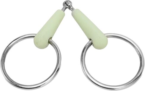 Horse Snaffle Bit,Horse Mouth Bit Rubber Wrapped Stainless Steel Loose Horse Mouth Bit for Training Riding in Saudi Arabia