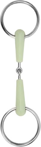 Horse Snaffle Bit,Horse Mouth Bit Rubber Wrapped Stainless Steel Loose Horse Mouth Bit for Training Riding in Saudi Arabia