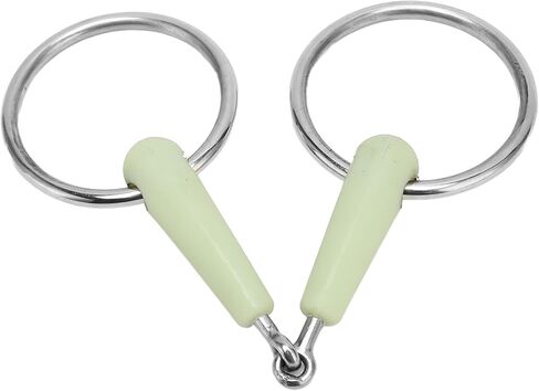 Horse Snaffle Bit,Horse Mouth Bit Rubber Wrapped Stainless Steel Loose Horse Mouth Bit for Training Riding in Saudi Arabia