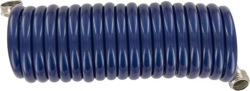 SpringHose Marine 3/8in Inside Diameter x 50ft Salt Water Resistant Hose Boat Hose Coil Polyurethane - Premium and Lightweight Marine Washdown Hose for Boat Saltwater - Made in Canada, Blue in Saudi Arabia