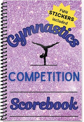 Girls Gymnastics Competition Scorebook - Journal for Tracking Meet Scores, Individual and Team, All About me Page, Autograph Page, Photo Page, end of Season Goals - with Fun Stickers! in Saudi Arabia