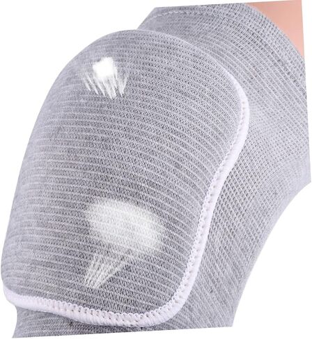 1Pair Elastic Sports Knee Brace with Breathable Warm Sponge Padding Protective Knee Sleeve for Basketball Hiking Football Medium Grey Lightweight Support for Injury Recovery in Saudi Arabia