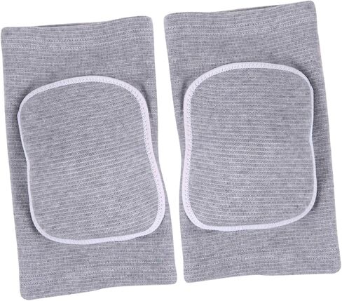 1Pair Elastic Sports Knee Brace with Breathable Warm Sponge Padding Protective Knee Sleeve for Basketball Hiking Football Medium Grey Lightweight Support for Injury Recovery in Saudi Arabia