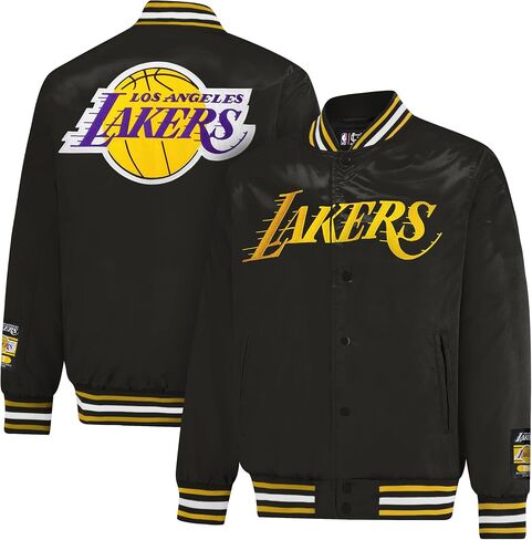Ultra Game Men's NBA Official Smashing Records Satin Jacket in Saudi Arabia