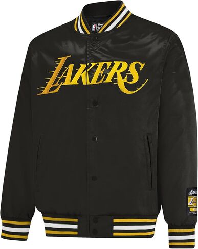 Ultra Game Men's NBA Official Smashing Records Satin Jacket in Saudi Arabia