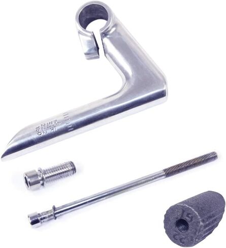 Bike Stem 22.2×25.4mm Electroplating Gooseneck Stem Aluminum Alloy Stems 40mm/80mm with Teeth in Kuwait