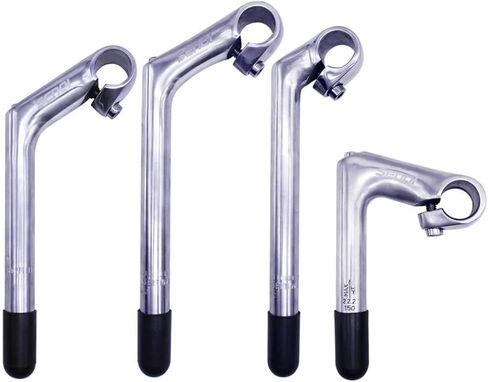 Bike Stem 22.2×25.4mm Electroplating Gooseneck Stem Aluminum Alloy Stems 40mm/80mm with Teeth in Kuwait