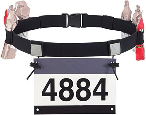 Triathlon Race Belt Pro - حامل صدرية مكون من 6 حلقات جل لركوب الدراجات الماراثون متعدد الرياضات [تغيير سريع] in Saudi Arabia