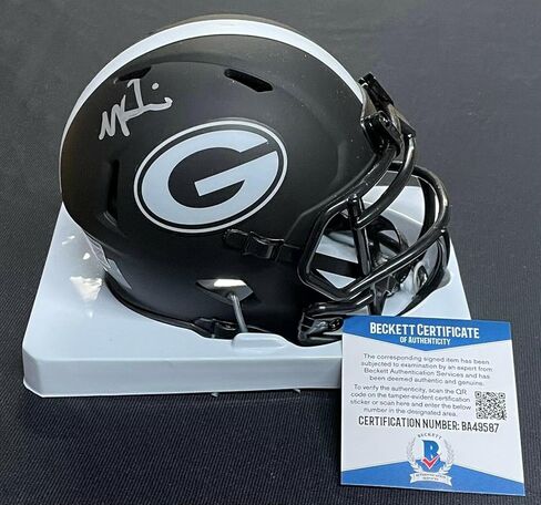 خوذة جورج بيكينز موقّعة من Georgia Bulldogs Riddell Mini Matte - خوذات جامعية موقعة in Saudi Arabia