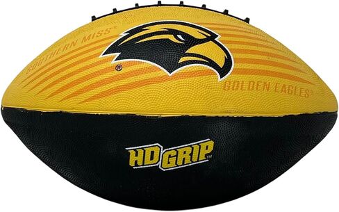 كرة قدم بمقاس شبابي من Rawlings NCAA Downfield مع قبضة 5X HD، ملكة جمال جنوب ميسيسيبي، مقاس واحد، ألوان الفريق in Saudi Arabia