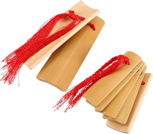BESPORTBLE 1 زوج Allegro Castanets ملحقات الآلات الموسيقية التقليدية Kuaiban للبالغين، سطح أملس، قبضة مريحة بصوت عالٍ وصوت للعروض والمهرجانات in Saudi Arabia