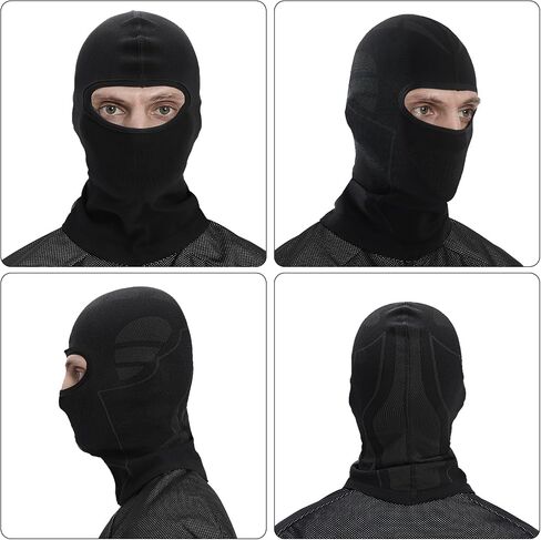 TAGVO Balaclava Ski Full Face Mask Unisex, Winter Thermal Elastic Motorcycle Bike Snowboard Neck Gaiter Helmets Hood Hat in Saudi Arabia
