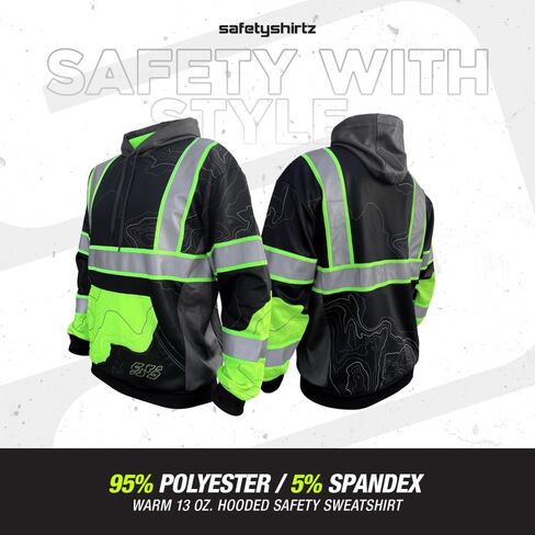أغطية رأس وسحابات للرجال من Safety Shirtz SS360 ANSI Type-O ورؤية محسنة برسومات خفية in Kuwait