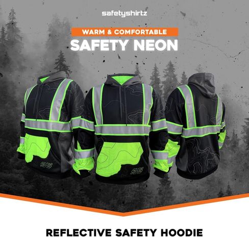 أغطية رأس وسحابات للرجال من Safety Shirtz SS360 ANSI Type-O ورؤية محسنة برسومات خفية in Kuwait