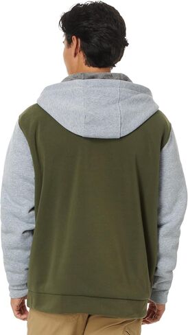 يو اس بولو اسن. هودي Uspa Tri Color-block 2 Stripe Sherpa للرجال in Saudi Arabia