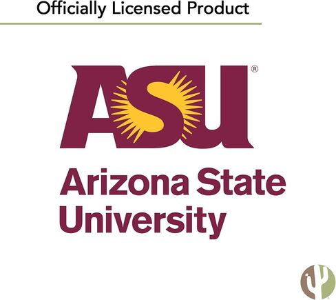 Desert Cactus Arizona State University License Plate Frame ASU Sun Devils Holder for Front or Back of Car Metal Car Tag Holder Officially Licensed (Slogan 1) in Saudi Arabia
